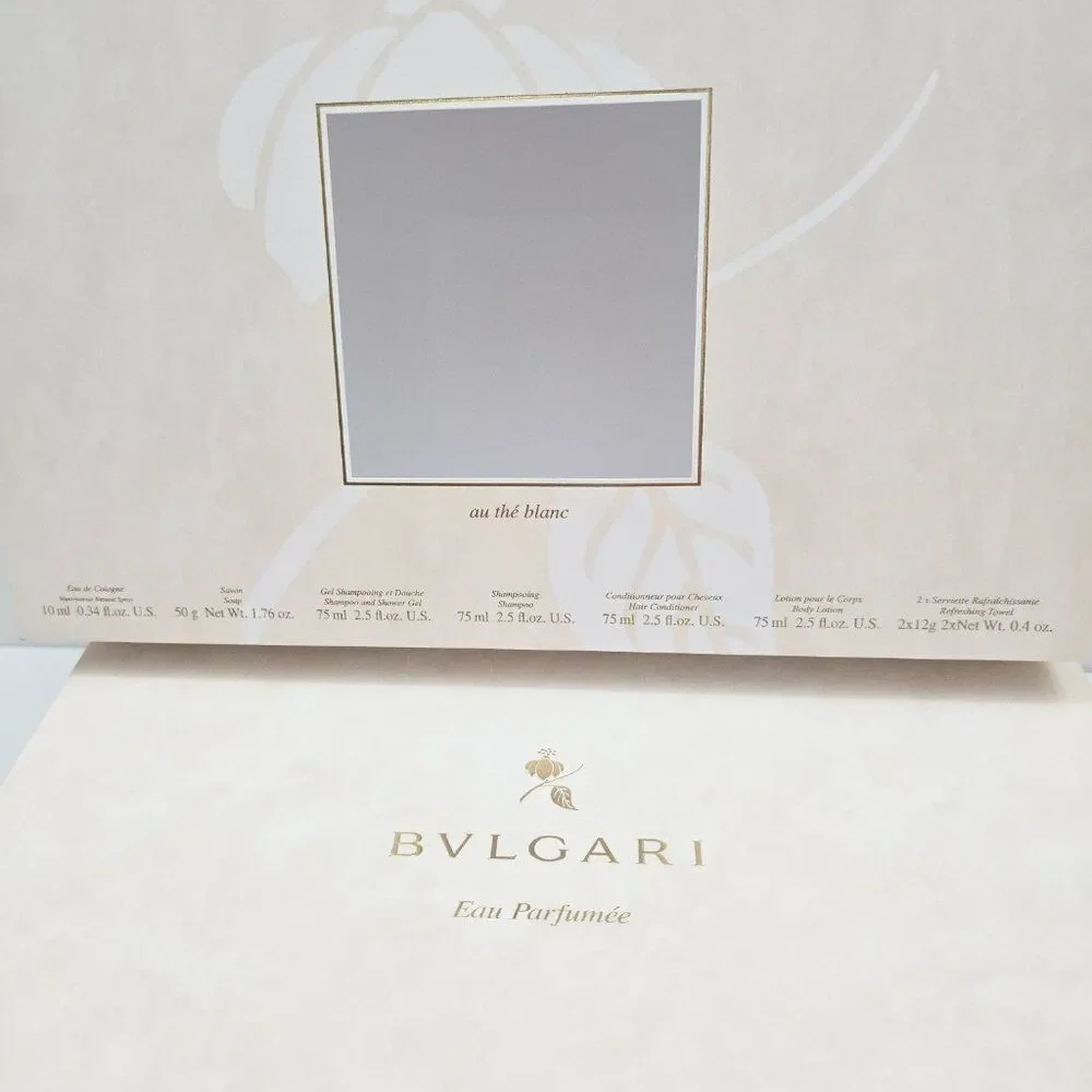 Bvlgari 8 pcs Gift Set Eau Parfumée au Thé Blanc